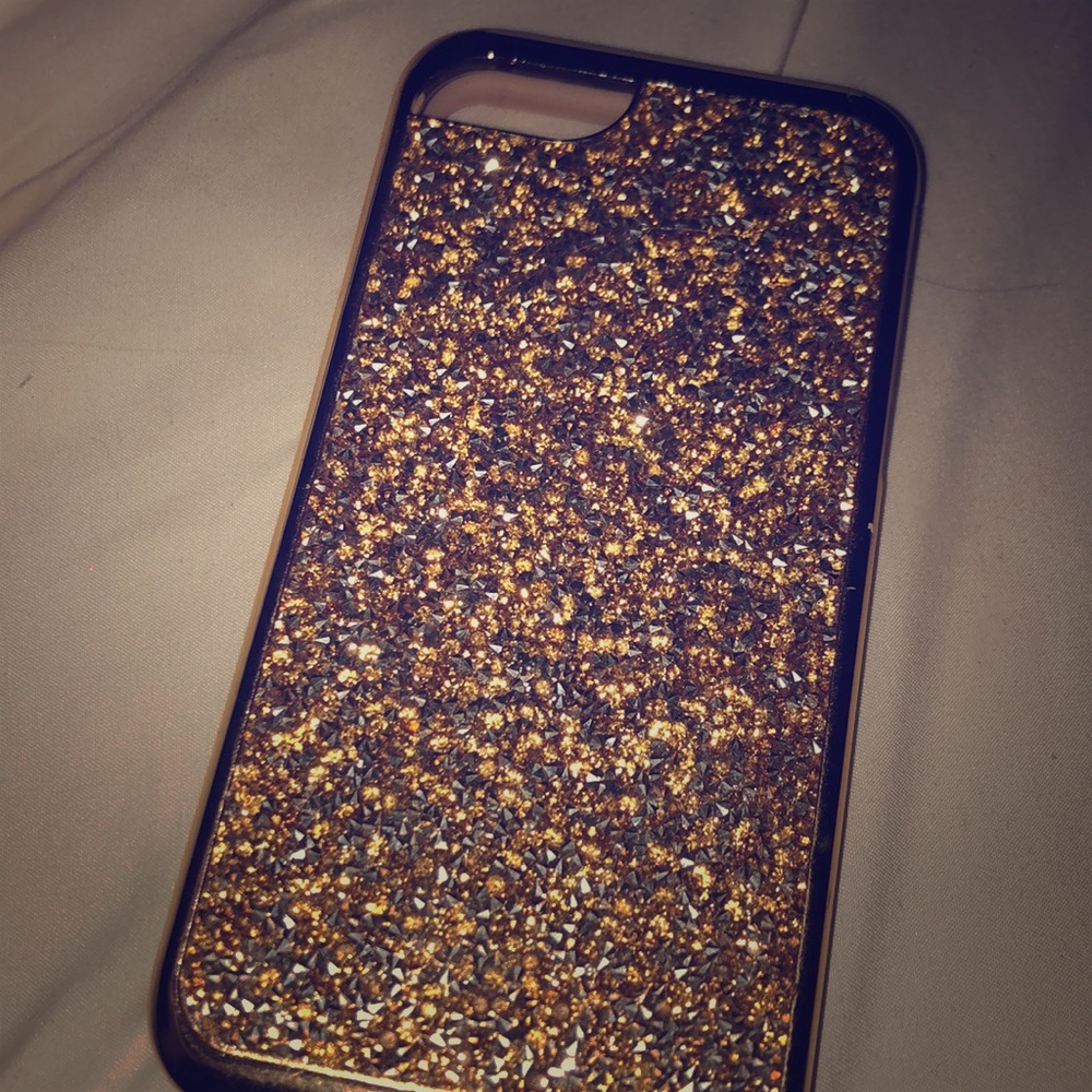Gold crystal Iphone 6 and 6s case
